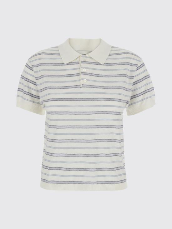 26SS 던스트 폴로 티셔츠 UDSW6B127IV WHITESOFTBLUE White - DUNST