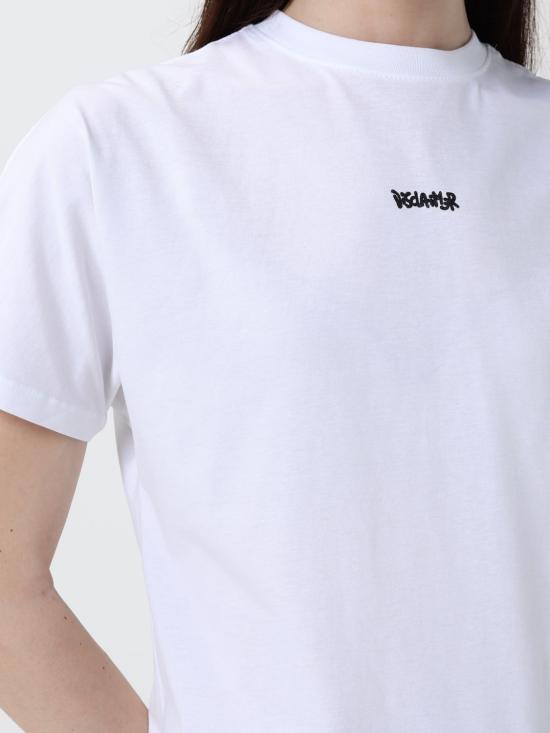 26SS 디스클레이머 반팔 티셔츠 55553 BIANCO ST NERA PERL White - DISCLAIMER
