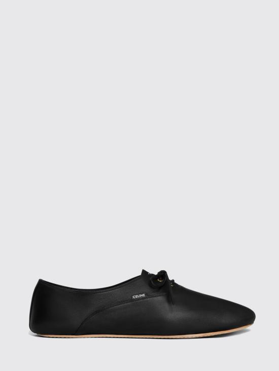 26SS 셀린느 램스킨 발레 레이스업 슈즈 365915272C 38NO Black
