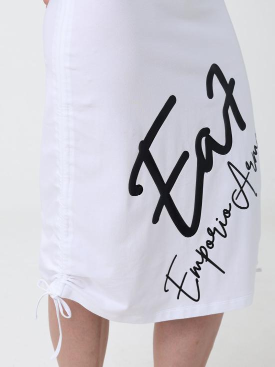 26SS 엠포리오 아르마니 롱 원피스 7W001062AF10373 U0002 White - EMPORIO ARMANI
