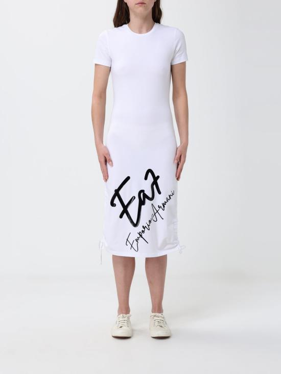 26SS 엠포리오 아르마니 롱 원피스 7W001062AF10373 U0002 White