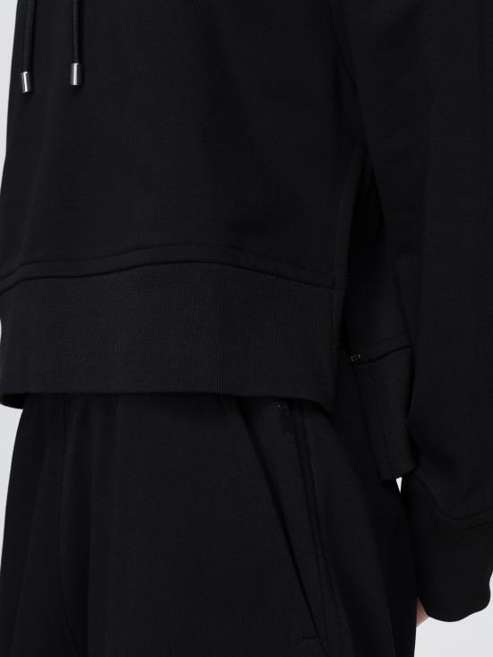 26SS 스포트막스 후드 티셔츠 2612921015600 004 Black - SPORTMAX