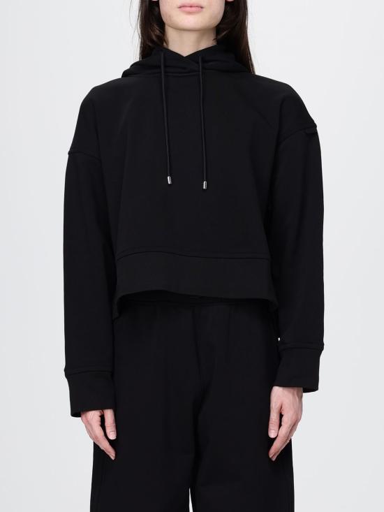26SS 스포트막스 후드 티셔츠 2612921015600 004 Black
