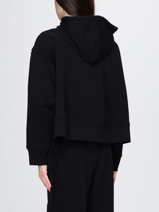 26SS 스포트막스 후드 티셔츠 2612921015600 004 Black - SPORTMAX