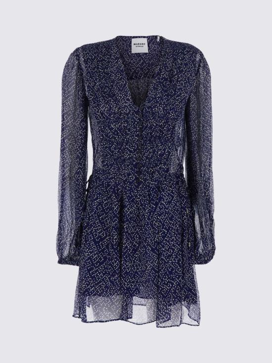 26SS 이자벨마랑에뚜왈 롱 원피스 RO0969FAD1J08E 30MI Blue - ISABEL MARANT ETOILE