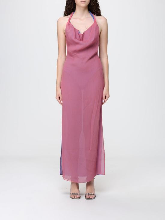26SS 조르지오 아르마니 롱 원피스 GW002999TE20209 U4229 Coral