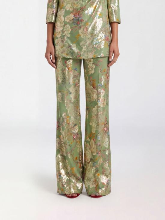 26SS 발렌티노 가라바니 스트레이트 팬츠 8B0RB715A72 4JS Green
