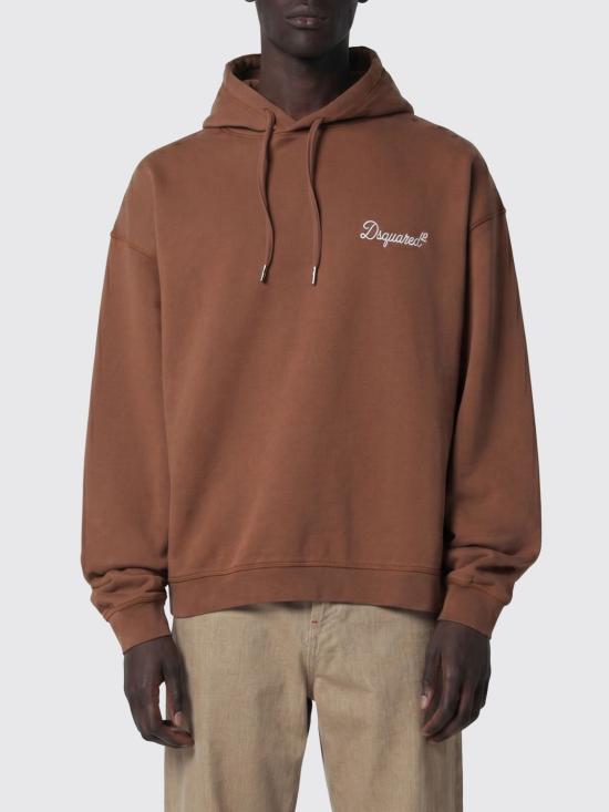 26SS 디스퀘어드2 후드 티셔츠 S74GU0929D25029 140 Brown