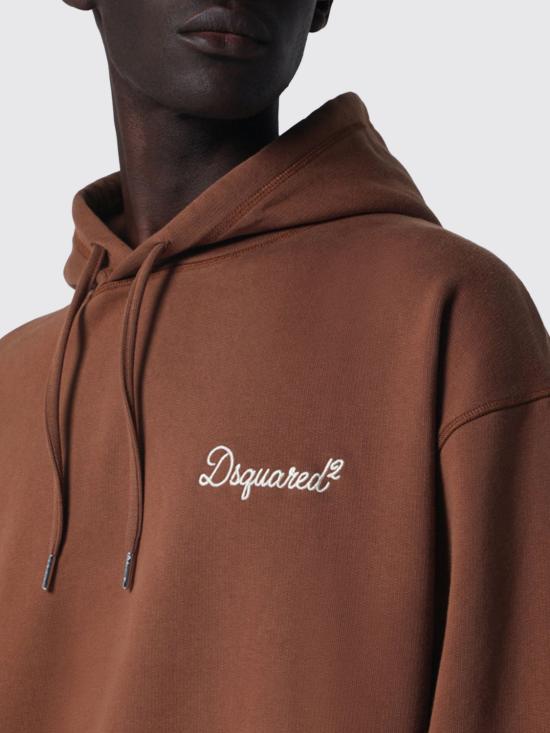 26SS 디스퀘어드2 후드 티셔츠 S74GU0929D25029 140 Brown - DSQUARED2