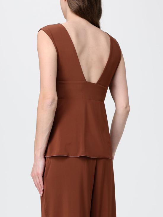 26SS 막스마라 민소매 티셔츠 2616941019600 005 Brown - MAX MARA