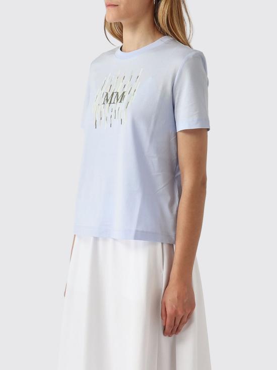 26SS 막스마라 반팔 티셔츠 2616941108600 012 Blue - MAX MARA
