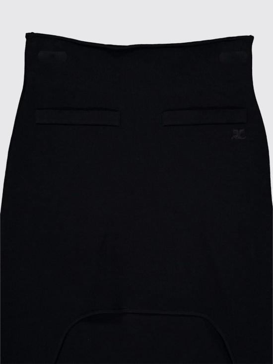 26SS 쿠레쥬 롱 스커트 126MJU348FI0063 9999 Black - COURREGES