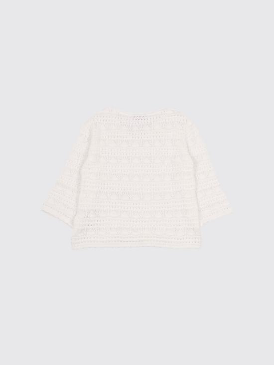 26SS [키즈] 에르마노 설비노 풀오버 Z9G6047085 0001 Yellow Cream - ERMANNO SCERVINO
