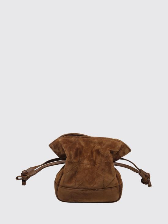 26SS 생로랑 스웨이드 제이미 미니 숄더 파우치 8591741U8P7 2916 Brown - SAINT LAURENT