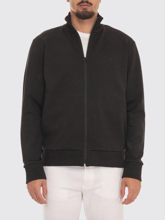26SS 보스 집업 니트 50555496 001 Black