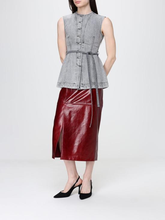 26SS 스포트막스 롱 스커트 2612401011600 001 Burgundy - SPORTMAX
