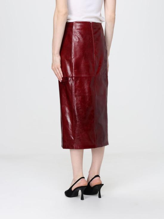 26SS 스포트막스 롱 스커트 2612401011600 001 Burgundy - SPORTMAX