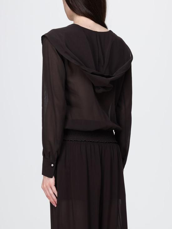 26SS 핑코 긴팔 티셔츠 106848A3B2 M04 Brown - PINKO