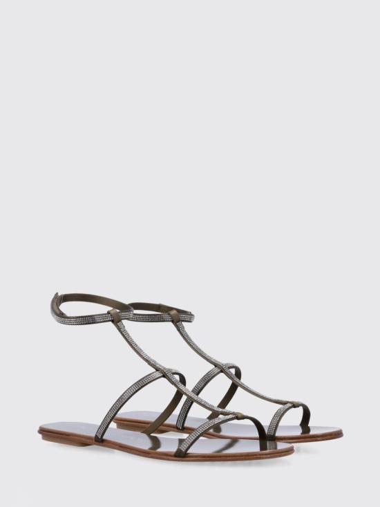 26SS 페드로 가르시아 샌들 ENOLA01 004 Olive - PEDRO GARCIA