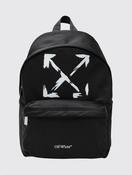 26SS [키즈] 오프화이트 백팩 OBNB001S26FAB0011 001 Black