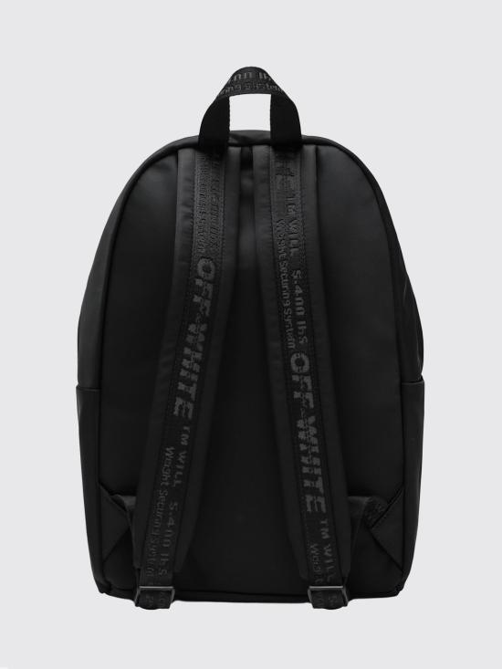 26SS [키즈] 오프화이트 백팩 OBNB001S26FAB0011 001 Black - OFF WHITE