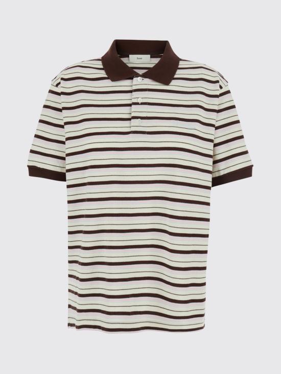 26SS 던스트 폴로 티셔츠 UDTS6B121W2 BROWNSTRIPE Multicolor - DUNST