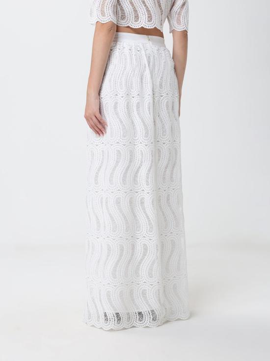 26SS 라쿠엘 디니즈 롱 스커트 8L00025NUC0005 010 White - RAQUEL DINIZ