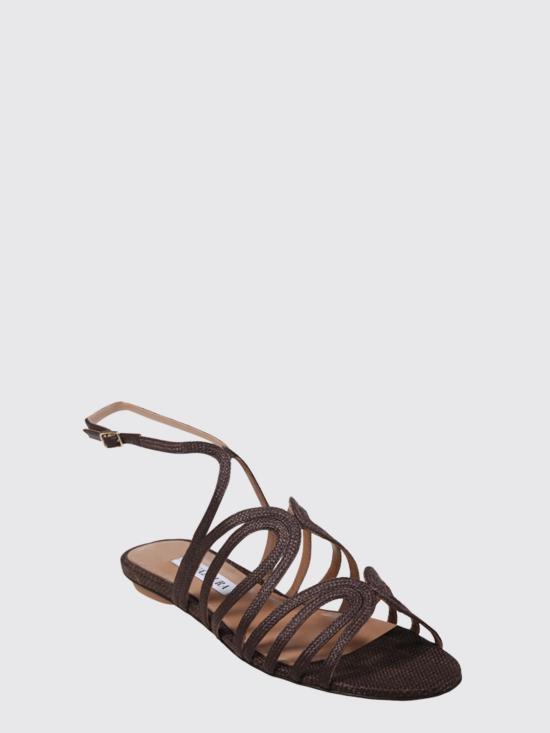 26SS 아쿠아주라 샌들 SDEFLAS0RFF CCO Brown - AQUAZZURA