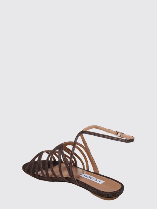 26SS 아쿠아주라 샌들 SDEFLAS0RFF CCO Brown - AQUAZZURA