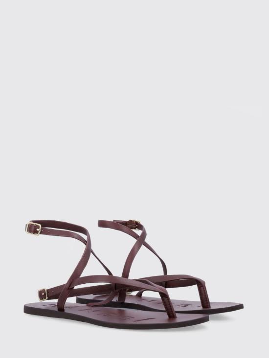 26SS 마네비 샌들 I16Y0 BURGUNDY CROSSOVOER Burgundy - MANEBI