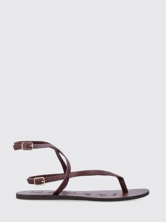 26SS 마네비 샌들 I16Y0 BURGUNDY CROSSOVOER Burgundy