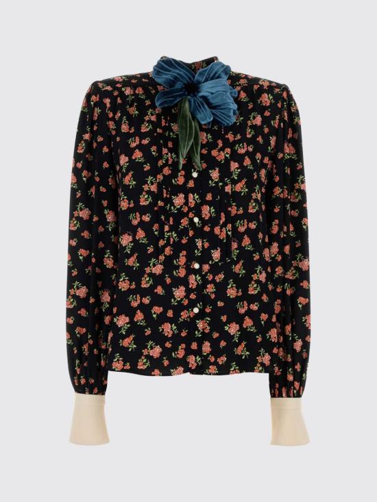 26SS 발렌티노 가라바니 블라우스 8B0AB8D3A6C K92 Black - VALENTINO GARAVANI
