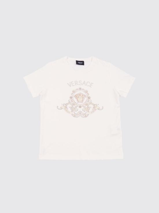 26SS [키즈] 베르사체 티셔츠 10181811A16789 6WJ60 White