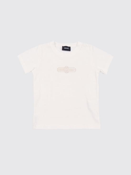 26SS [키즈] 베르사체 티셔츠 10185701A16784 2W110 White