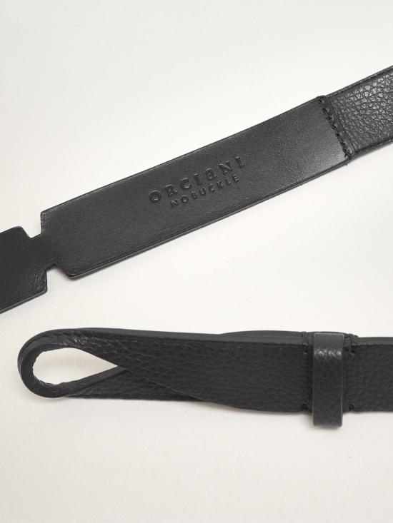 26SS 오르치아니 가죽 벨트 NB0039MIC NAV Navy - ORCIANI