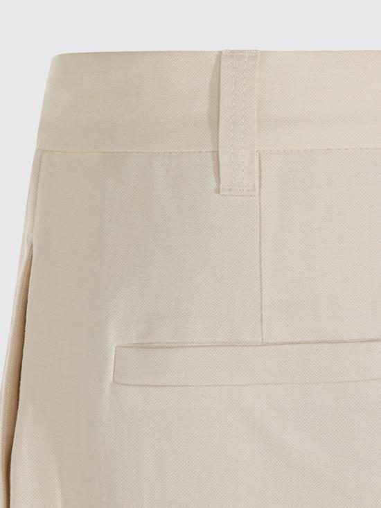 26SS 브루넬로 쿠치넬리 스트레이트 팬츠 MH126P8512 C579 White 1 - BRUNELLO CUCINELLI