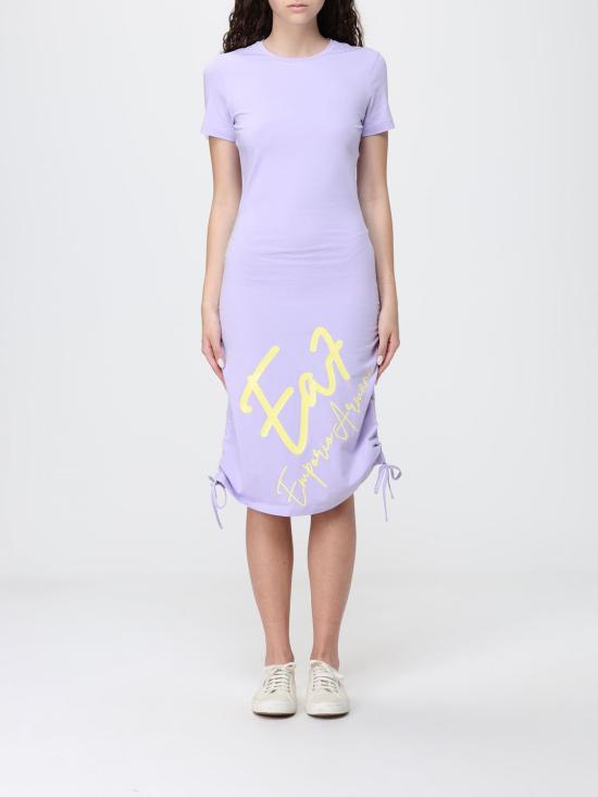 26SS 엠포리오 아르마니 롱 원피스 7W001062AF10373 UA057 Lilac