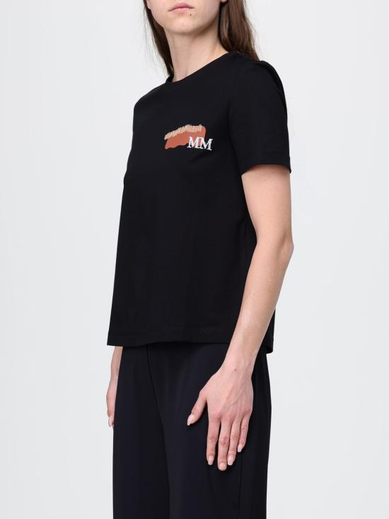 26SS 막스마라 반팔 티셔츠 2616941108600 015 Black - MAX MARA