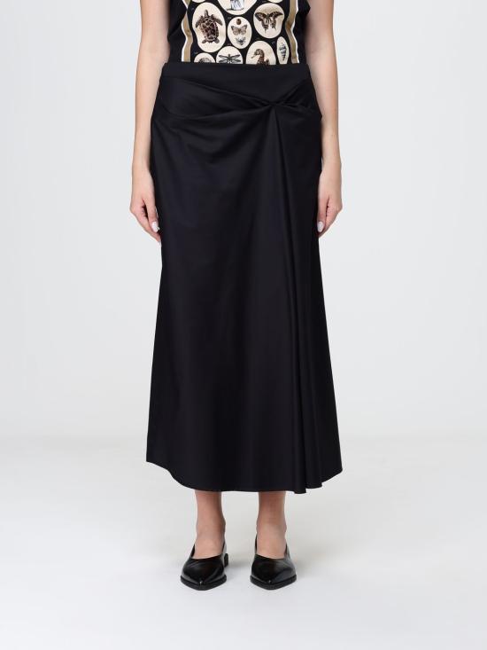 26SS 막스마라 롱 스커트 261101016206 002 Black