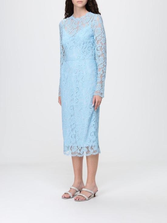26SS 돌체앤가바나 롱 원피스 F6M0DTILMDR B6227 Gnawed Blue - DOLCE & GABBANA