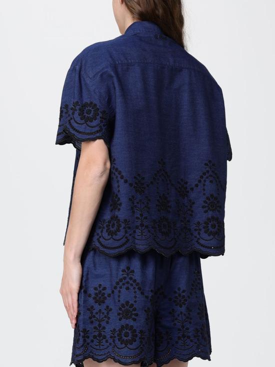 26SS 세인트바쓰 블라우스 CEM0001 01309L Blue - MC2 SAINT BARTH