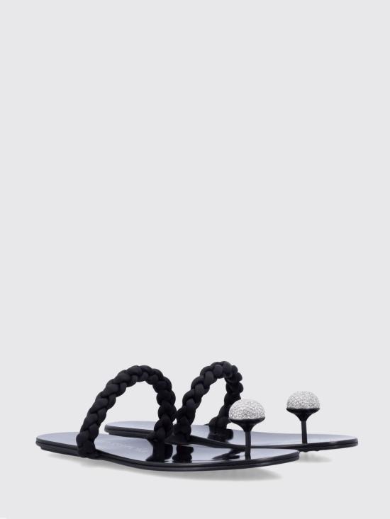 26SS 페드로 가르시아 뮬/슬리퍼 PIPA02 004 Black - PEDRO GARCIA