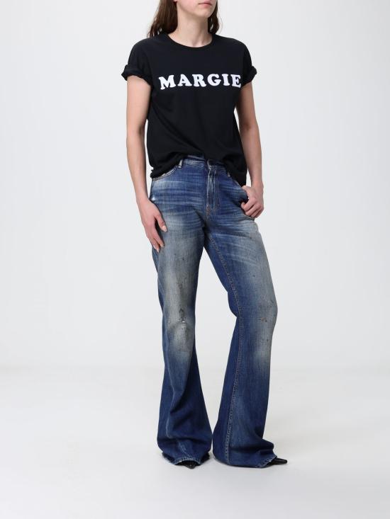 26SS MM6 메종마르지엘라 반팔 티셔츠 S62GD0212M20108 900 Black - MM6 MAISON MARGIELA