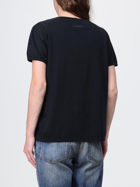 26SS MM6 메종마르지엘라 반팔 티셔츠 S62GD0212M20108 900 Black - MM6 MAISON MARGIELA