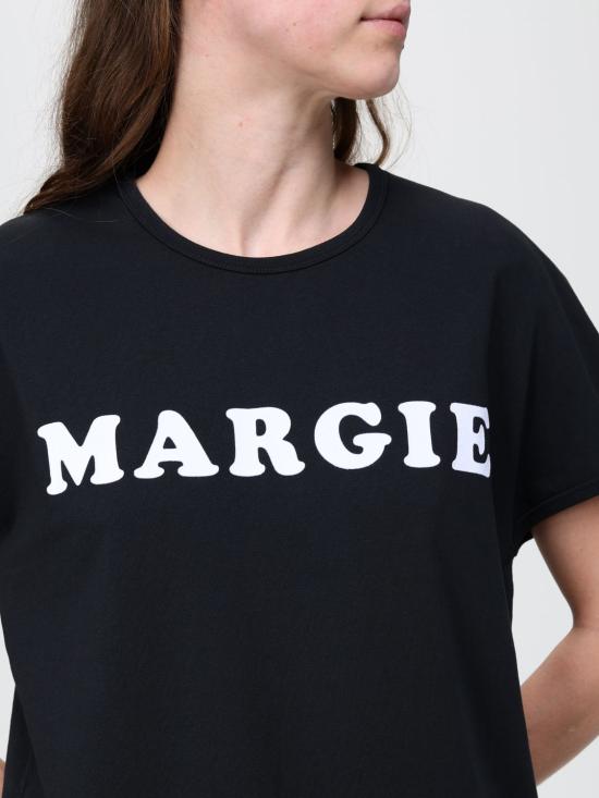 26SS MM6 메종마르지엘라 반팔 티셔츠 S62GD0212M20108 900 Black - MM6 MAISON MARGIELA