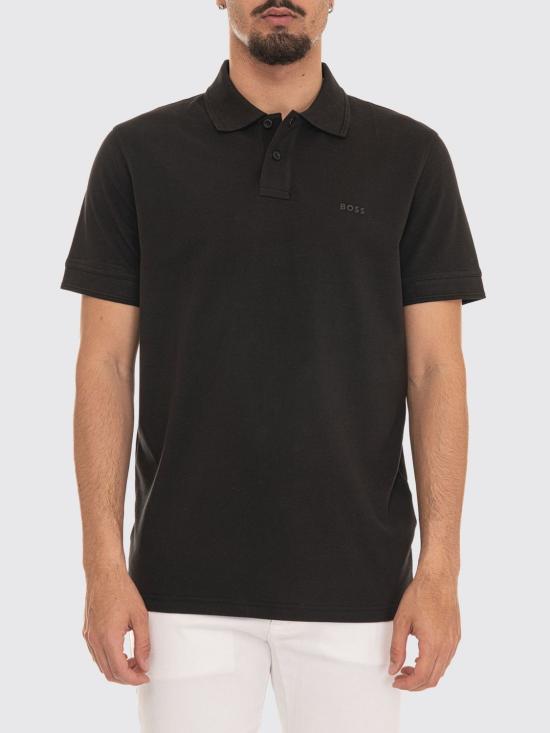 26SS 보스 폴로 티셔츠 50507813 001 Black