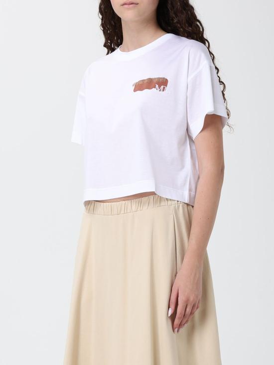 26SS 막스마라 반팔 티셔츠 2616941048600 001 White - MAX MARA