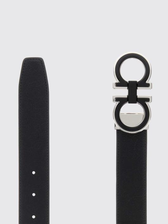 26SS 살바토레 페라가모 가죽 벨트 67A2547 90422 NERDARRAI Black - SALVATORE FERRAGAMO