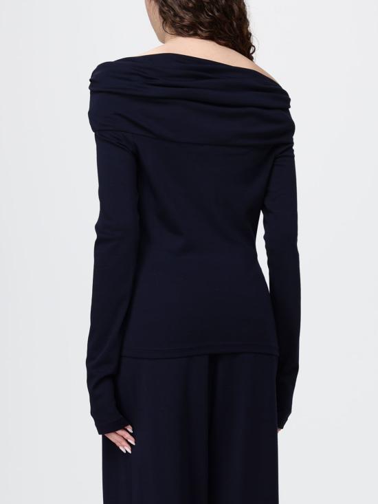 26SS 막스마라 긴팔 티셔츠 2611941028600 004 Navy - MAX MARA