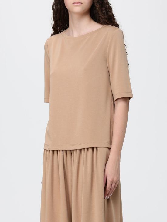 26SS 막스마라 반팔 티셔츠 2616941068600 001 Camel - MAX MARA